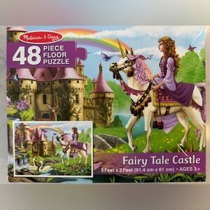 Melissa & Doug Fairy Tale Castle Puzzle - Purple and Pink